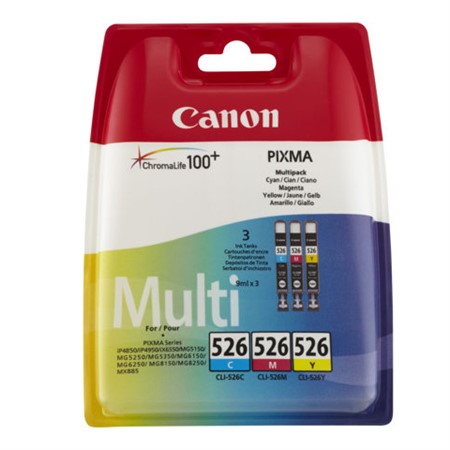 Canon CLI-526 Multipack C/M/Y
