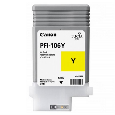 Canon PFI-106Y Gul 130ml (iPF6400)