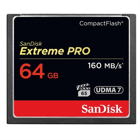 SanDisk Compact Flash Extreme Pro 64GB 160MB/s