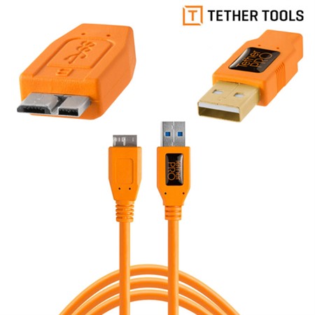 Tether Tools USB 3.0 till micro-B 4,6m
