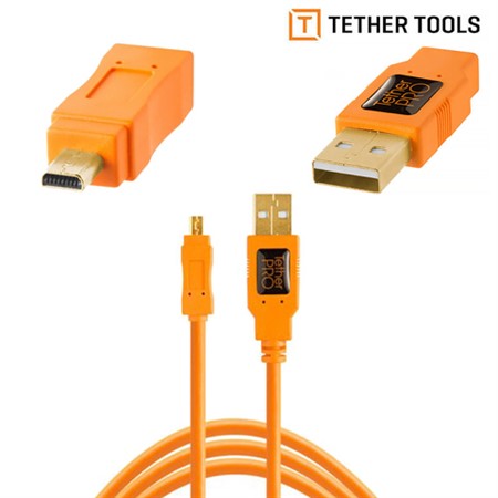 Tether Tools USB 2.0 A till mini-B 4,6m