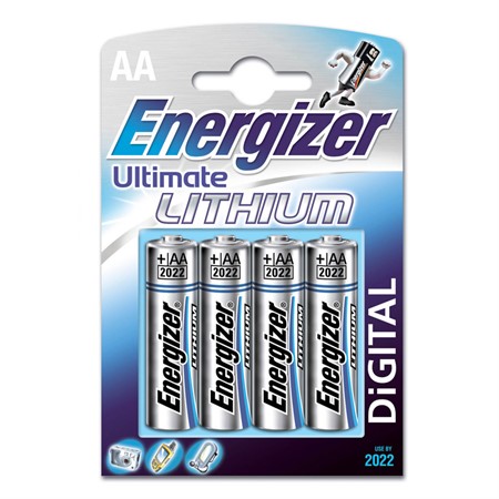 Energizer batteri AA Lithium 4-pack