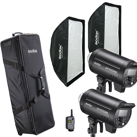 Godox DP400IIIV Studioblixtpaket 400WS med Väska