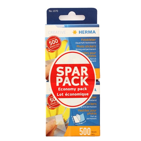 Herma Photo Stickers 2x500pcs Twin Pack