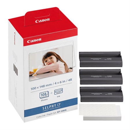 Canon KP-108IN/IP papper/färgband 3x36-pack för Selphy