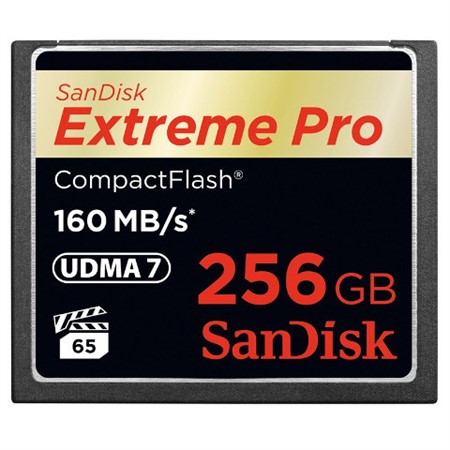 SanDisk Compact Flash Extreme Pro 256GB 160MB/s