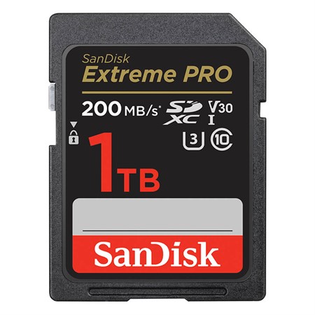 Sandisk SDXC Extreme Pro 1TB V30 200 Mb/s