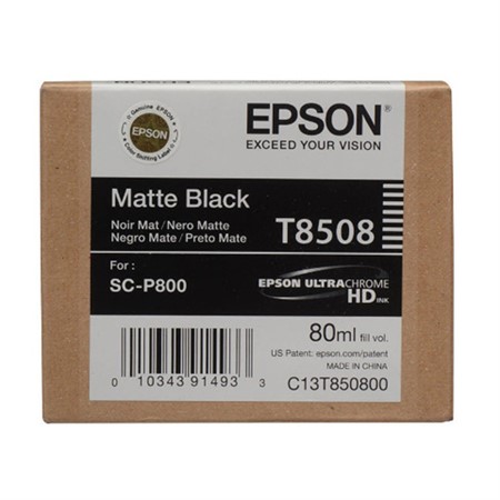 Epson T8508 Matt Svart 80 ml (P800)