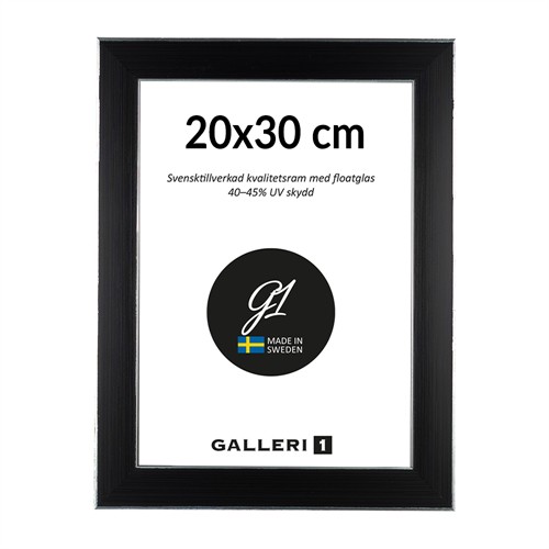 Galleri1 24B svart/silver 20 x 30 cm