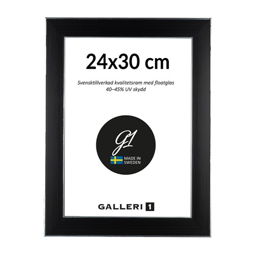 Galleri1 24B svart/silver 24 x 30 cm