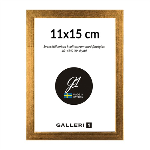 Galleri1 2A guld träram 11 x 15 cm