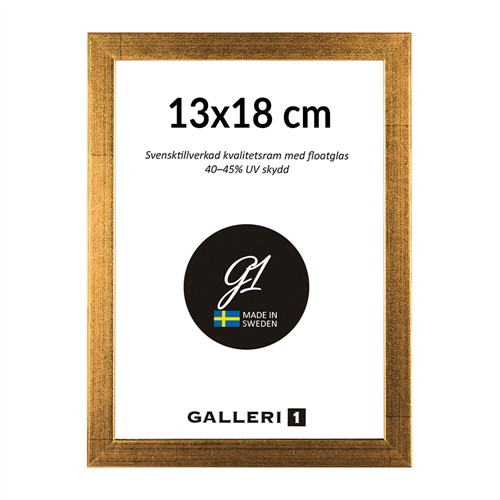 Galleri1 2A guld träram 13 x 18 cm