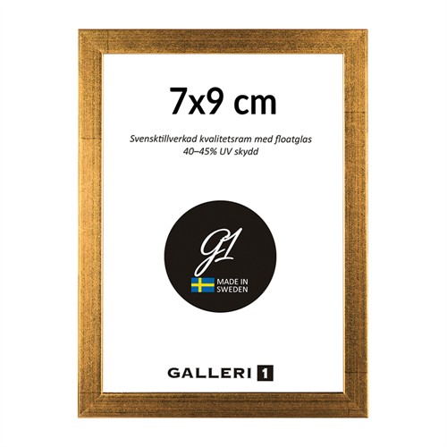 Galleri1 2A guld träram 7 x 9 cm