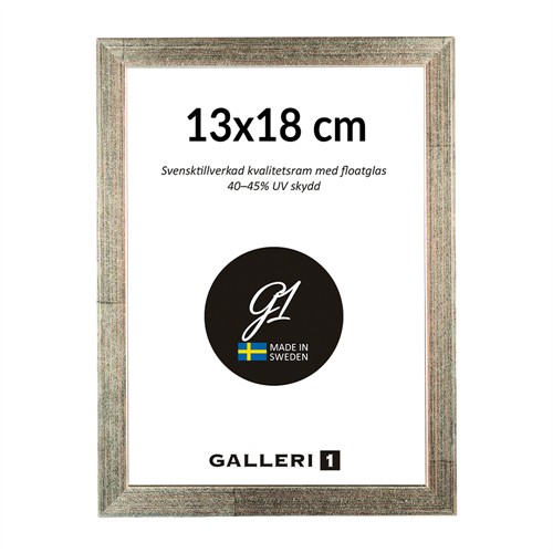 Galleri1 2B silver träram 13 x18 cm