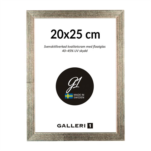 Galleri1 2B silver träram 20 x 25 cm