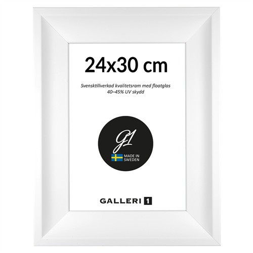 Galleri1 32A vit ram 24x30 cm