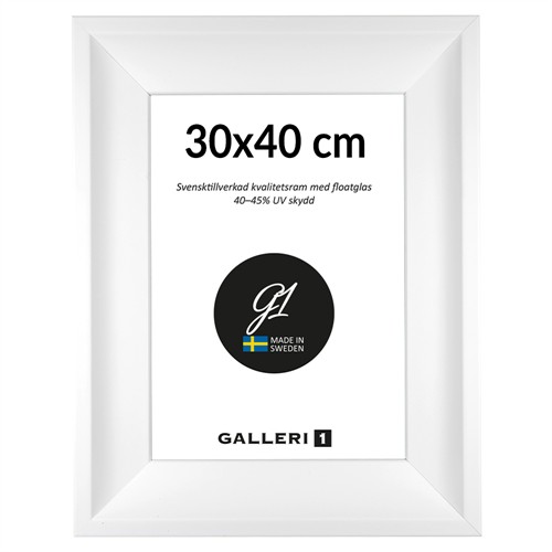 Galleri1 32A vit 30x40 cm