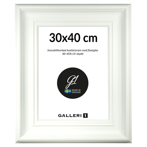 Galleri1 33B vit 30x40 cm