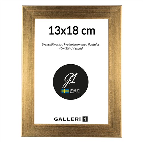 Galleri1 6G guld ram 13 x 18 cm