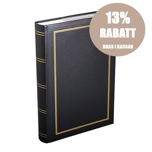 Estancia Diamant fotoalbum 300 bilder 11x15 Svart