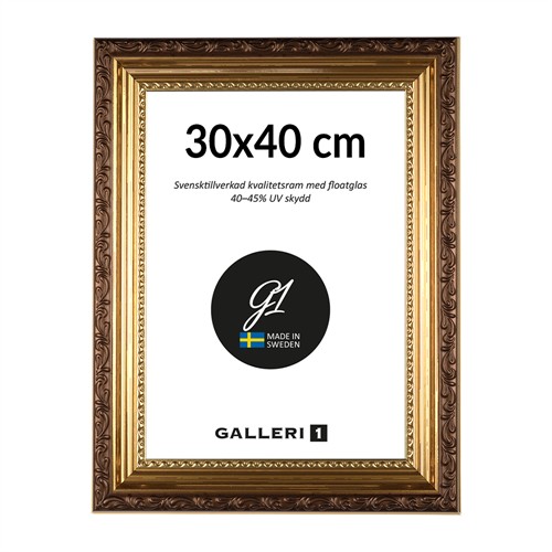 Galleri1 antik guld 30 x 40 cm