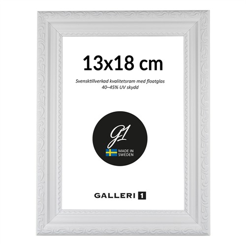 Galleri1 antik vit 13 x 18 cm