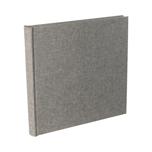 Focus Base Line Canvas Klistra-in vita blad fotoalbum 26x25 Brun