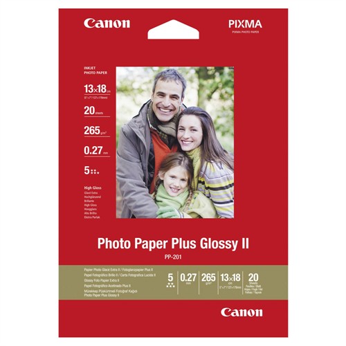 Canon 13x18 cm Plus Glossy II PP-201 20-pack