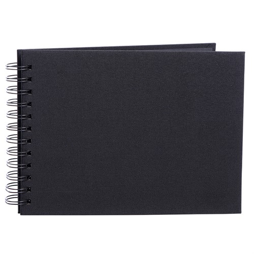 Focus Base Line Canvas Klistra-in svarta blad 23x27 Svart