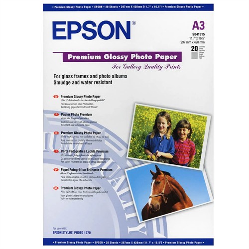 Epson A3 Premium Glossy 20-pack