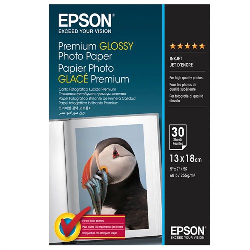 Epson 13x18 cm Premium Glossy 30-pack