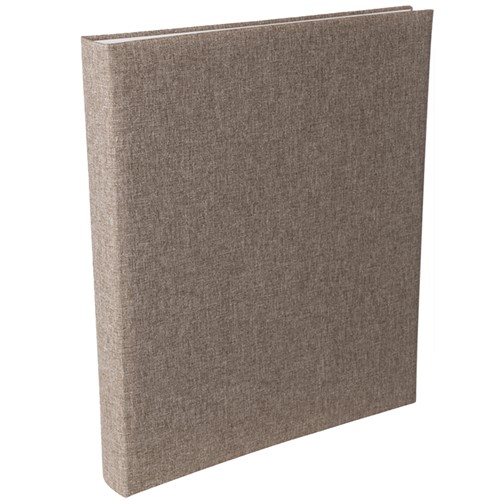 Focus Base Line Canvas Ringbinder Brown