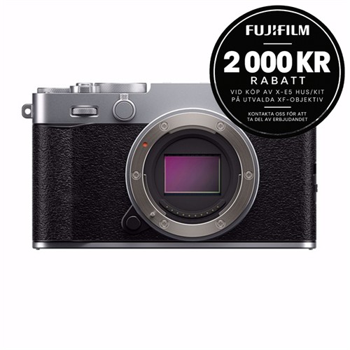 Fujifilm X-E5 kamerahus Silver