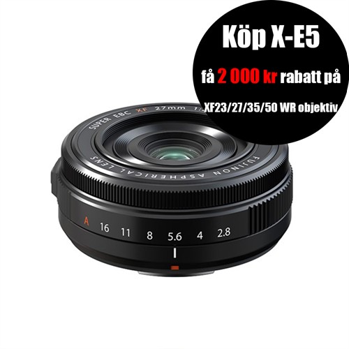 Fujifilm Fujinon XF 27mm/2,8 WR
