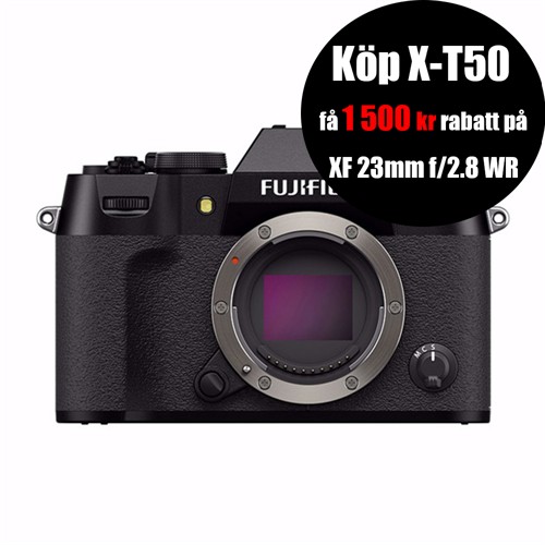 Fujifilm X-T50 Kamerahus Svart