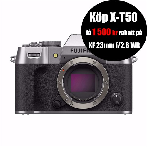 Fujifilm X-T50 Kamerahus Silver