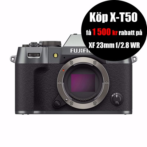 Fujifilm X-T50 Kamerahus Charcoal Silver