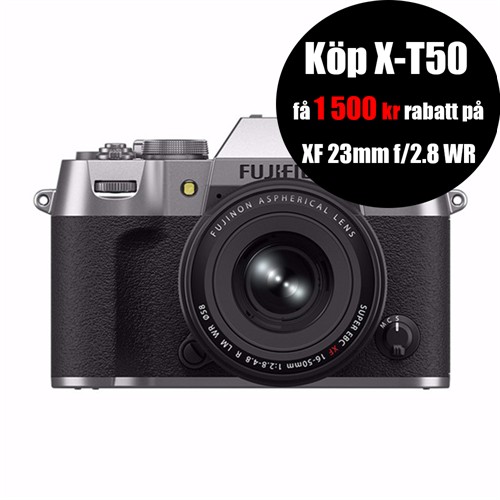Fujifilm X-T50 + 16-50/2,8-4,8 Silver