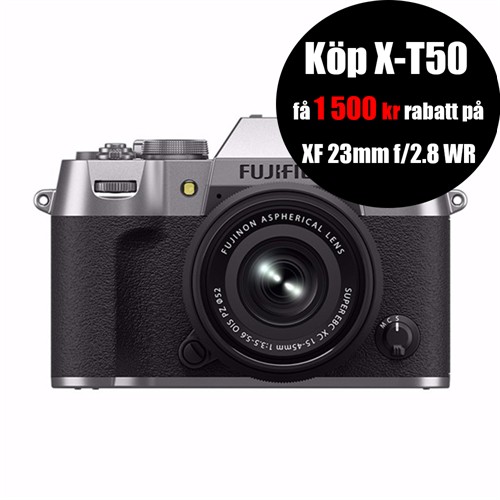 Fujifilm X-T50 + 15-45 Silver