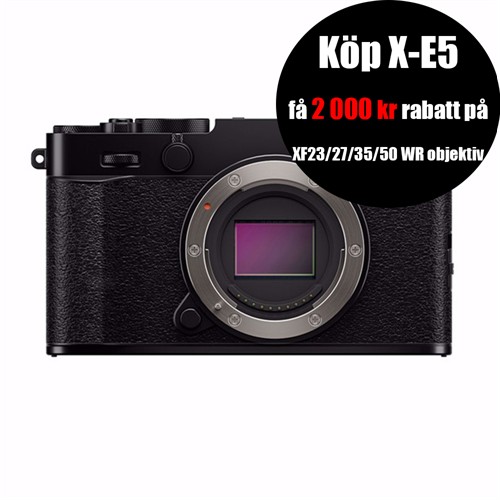 Fujifilm X-E5 kamerahus Svart