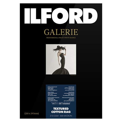 Ilford A3+ Galerie Textured Cotton Rag 310g 25-pack