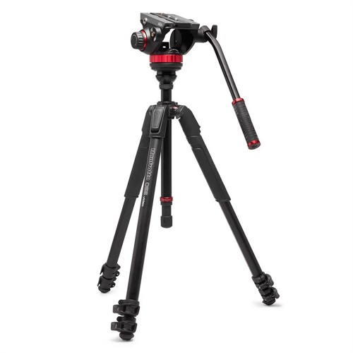 Manfrotto Stativkit MT055XPRO3 + MVH502AH