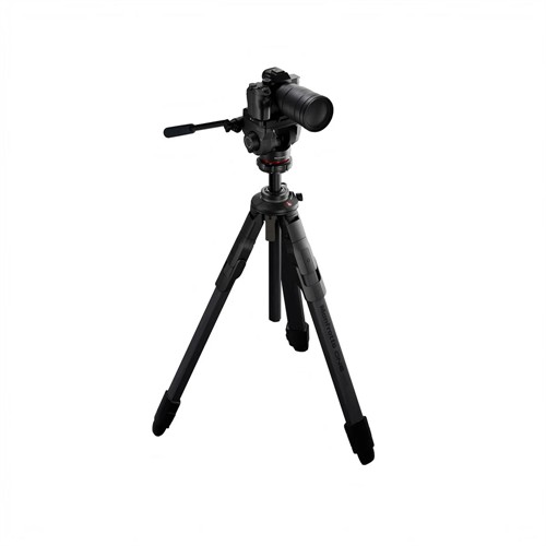 Manfrotto one hybridstativ i kolfiber + Fluidhuvud 500X