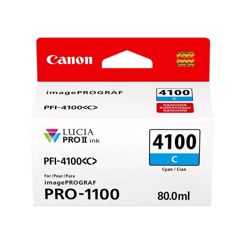 Canon PFI-4100C Cyan 80ml (iPF1100)
