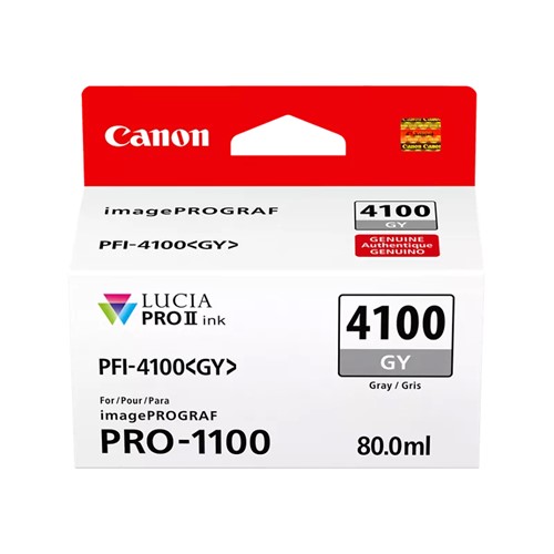 Canon PFI-4100GY Grå 80ml (iPF1100)