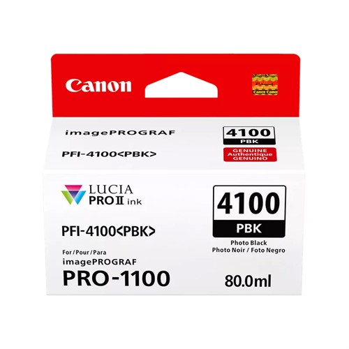 Canon PFI-4100PBK Photo Svart 80ml (iPF1100)