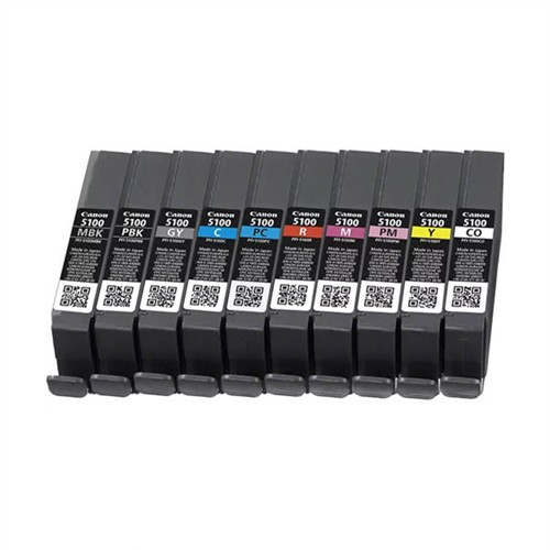 Canon PFI-5100 Multipack MBK/PBK/C/M/Y/PC/PM/R/GY/CO