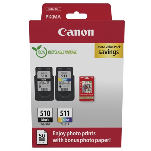 Canon PG-510/CL-511 Multipack + Fotopapper