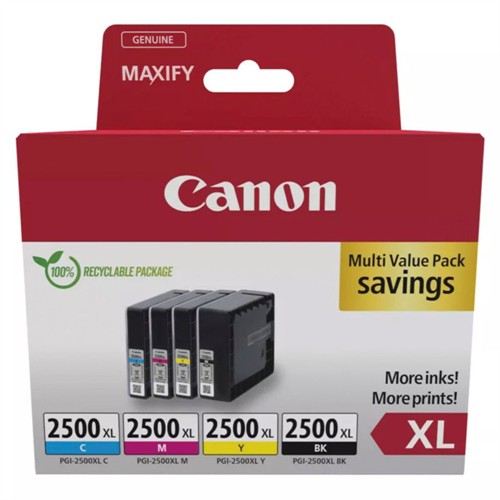 Canon PGI-2500 XL svart/c/m/gul multipack