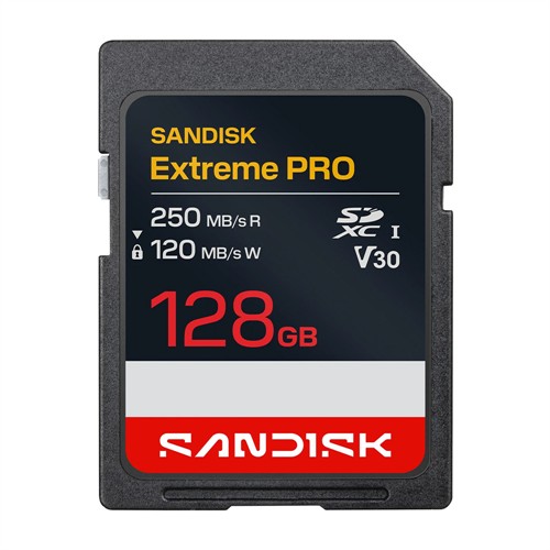 SanDisk SD Extreme Pro 128GB UHS-I V30 250MB/s